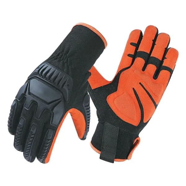 BESTO CUT LEVEL 5 IMPACT & CUT RESISTANT MECHANICAL HAZARD SAFETY LEATHER WORK GLOVES