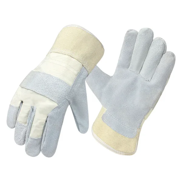 BESTO PREMIUM CANADIAN RIGGER INDUSTRIAL SAFETY LEATHER WORK GLOVES