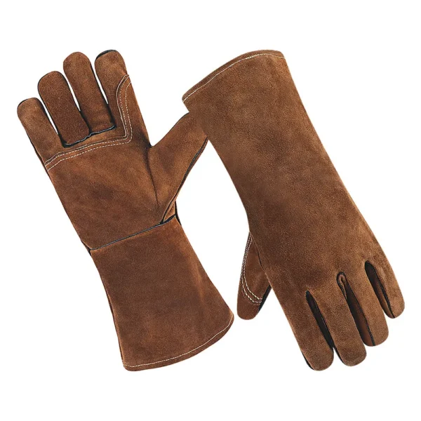 BESTO  PREMIUM MECHANICAL & ABRASION & HEAT RESISTANT INDUSTRIAL LEATHER WELDING GLOVES